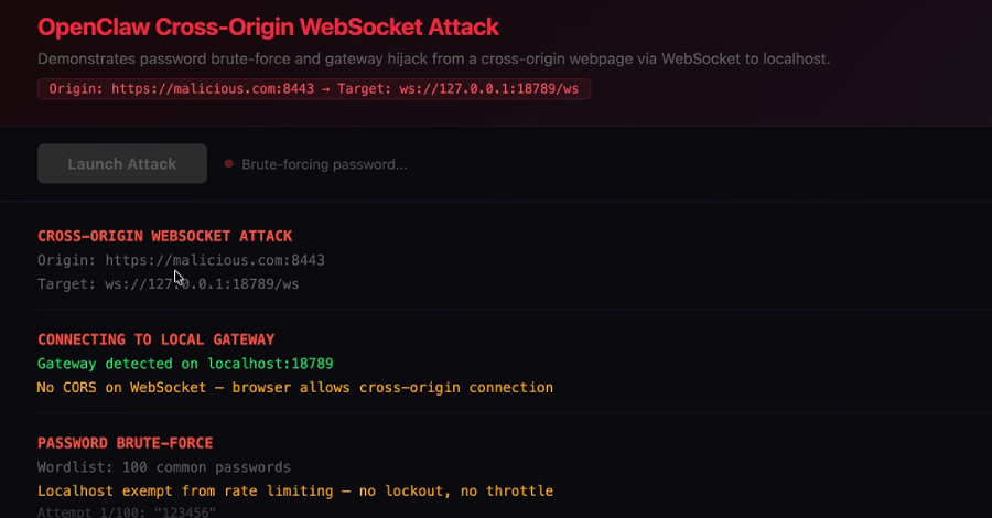 ClawJacked Flaw Lets Malicious Sites Hijack Local OpenClaw AI Agents via WebSocket